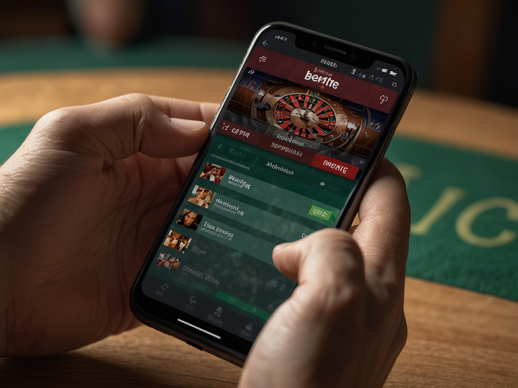 Interfaccia mobile RTBET